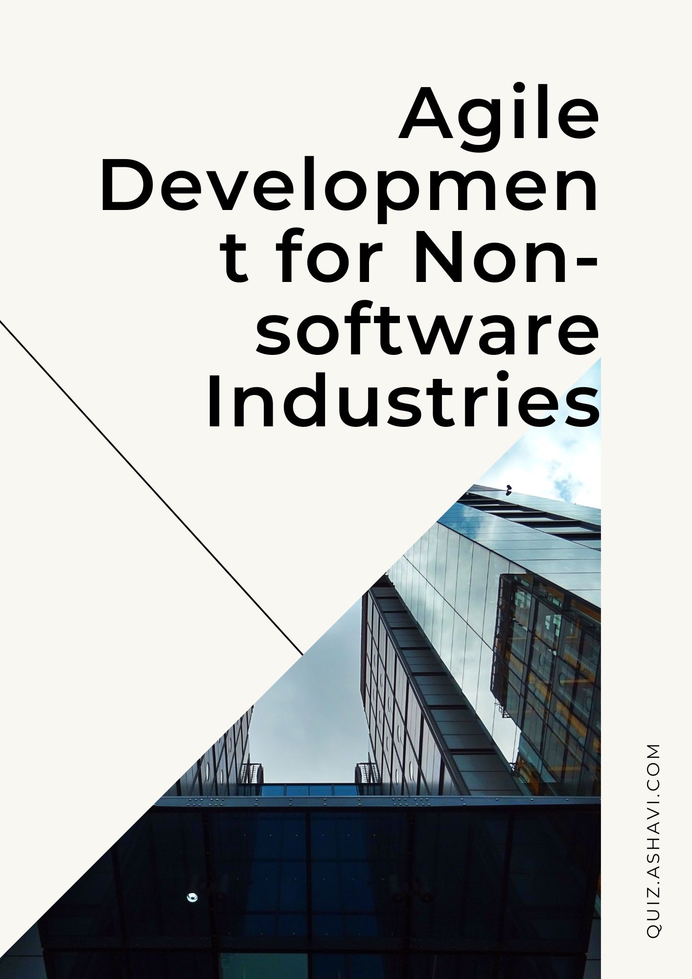 Agile Development for Non-software Industries